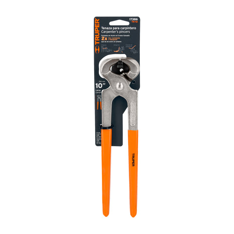Tenaza para carpintero 10', Truper | TN-10 | 17386