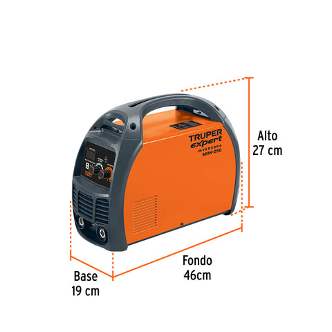 Soldadora inversora 250A, 220V, TRUPER | SOIN-250 | 17411