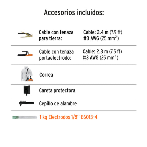 Soldadora inversora 250A, 220V, TRUPER | SOIN-250 | 17411