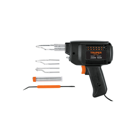 Cautín 230 W tipo pistola con 2 temperaturas, Truper | CAU-230 | 17549