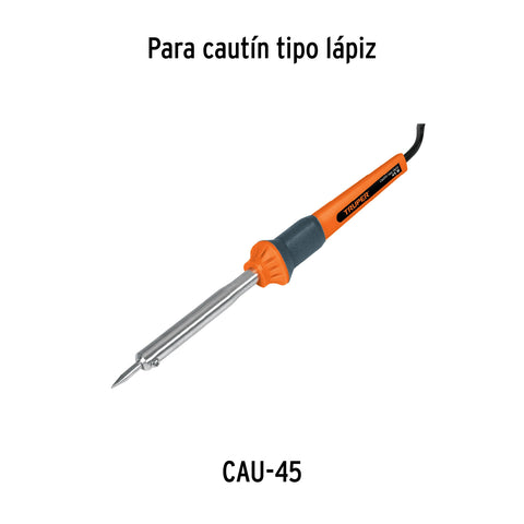 Blíster con 3 puntas de repuesto p/cautín tipo lápiz CAU-45 | R-CAU-45 | 17553