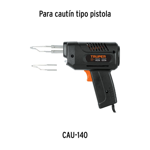 Blíster con 2 puntas para cautín tipo pistola CAU-140 | R-CAU-140 | 17554