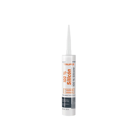 Sellador transparente 100% silicón de 280 ml, Truper | SIL-100T | 17559
