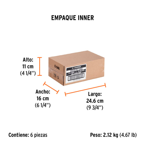 Sellador transparente 100% silicón de 280 ml, Truper | SIL-100T | 17559
