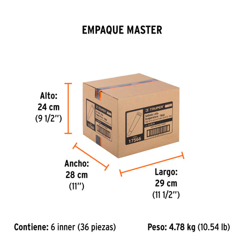 Sellador de silicón rojo para altas temperaturas, 85 g | ALTE-R | 17566