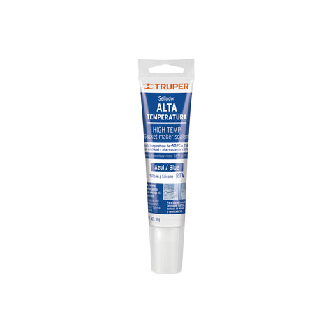 Sellador de silicón azul para altas temperaturas, 85 g | ALTE-A | 17568
