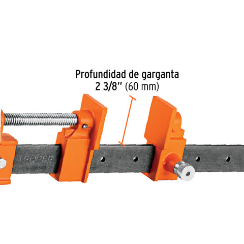 Sargento 24' de solera de acero, Truper | S2 | 17735