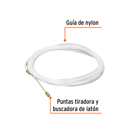 Guía de nylon de 10 m para cable, Truper | GNY-10 | 17755