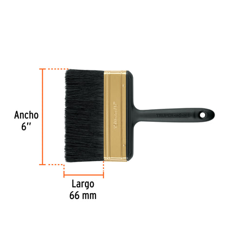 Brocha profesional de 6' mango de plástico, Truper Expert | BRT-6X | 17867