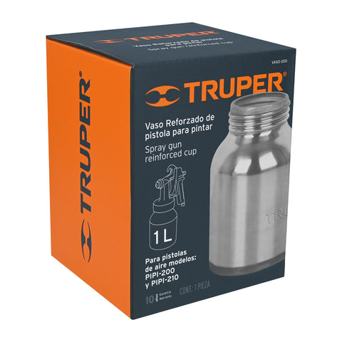 Vaso aluminio de repuesto para PIPI-200/210, TRUPER | VASO-200 | 17946