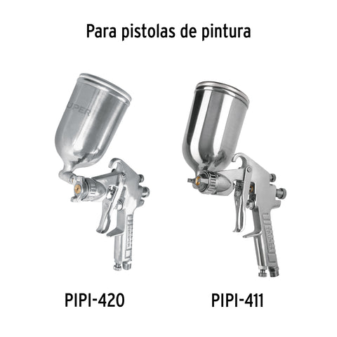 Vaso aluminio de repuesto para PIPI-411/420/421/422, TRUPER | VASO-420 | 18067