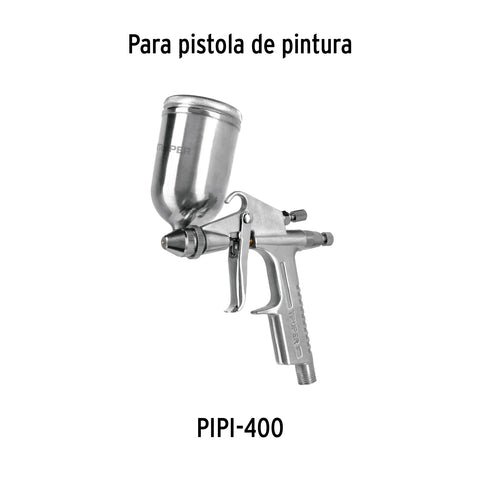 Vaso aluminio de repuesto para PIPI-400, TRUPER | VASO-400 | 18069
