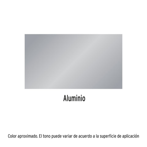 Pintura en aerosol alta temp. bote esbelto, aluminio,400ml | PA-ALTE-A | 18071