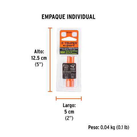 Brocasierra bimetálica 5/8', Truper Expert | COBI-5/8 | 18085