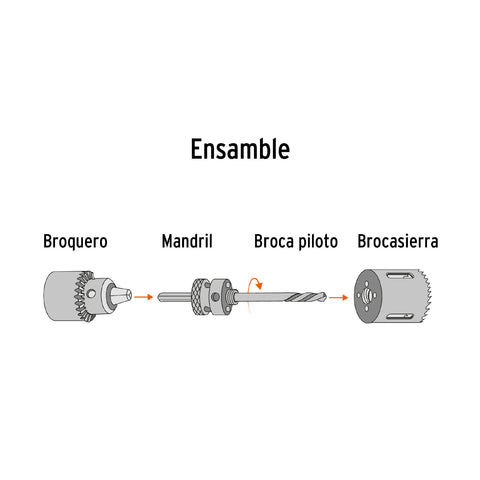 Brocasierra bimetálica 1-3/16', Truper Expert | COBI-1-3/16 | 18091