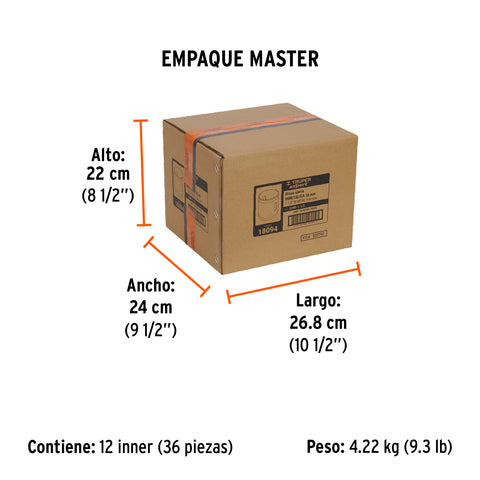 Brocasierra bimetálica 1-1/2', Truper Expert | COBI-1-1/2 | 18094