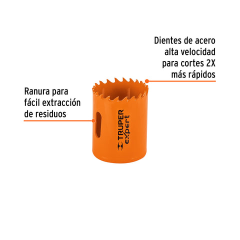 Brocasierra bimetálica 1-9/16', Truper Expert | COBI-1-9/16 | 18095
