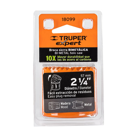 Brocasierra bimetálica 2-1/4', Truper Expert | COBI-2-1/4 | 18099