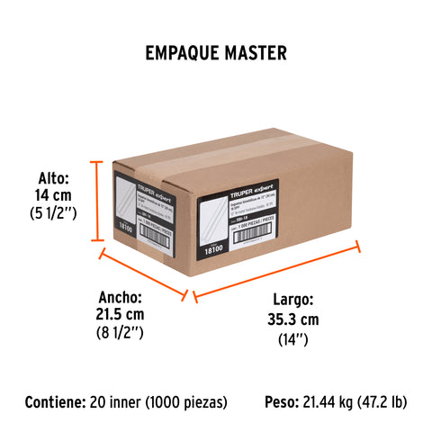 Segueta bimetálica de 12', 18 DPP, Truper Expert | SBI-18 | 18100