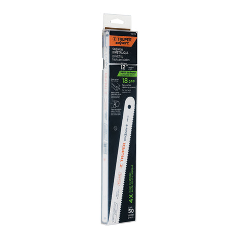 Segueta bimetálica de 12', 18 DPP, Truper Expert | SBI-18 | 18100