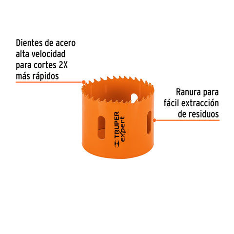Brocasierra bimetálica 2-3/8', Truper Expert | COBI-2-3/8 | 18118