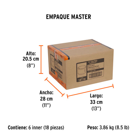 Brocasierra bimetálica 2-3/8', Truper Expert | COBI-2-3/8 | 18118