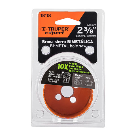Brocasierra bimetálica 2-3/8', Truper Expert | COBI-2-3/8 | 18118
