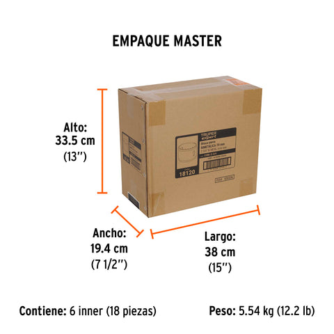 Brocasierra bimetálica 2-3/4', Truper Expert | COBI-2-3/4 | 18120