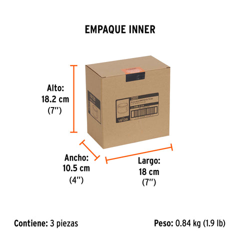 Brocasierra bimetálica 2-3/4', Truper Expert | COBI-2-3/4 | 18120