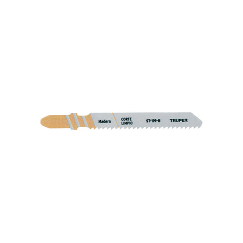 Blíster con 5 seguetas 12 DPP zanco 'T' corte recto triplay | ST-119-B | 18130