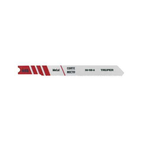 Blíster con 5 seguetas 24 DPP zanco 'U' corte recto metal | SU-118-A | 18138