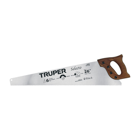 Serrucho 26' Selecto, 6 DPP, Truper | STX-26 | 18162