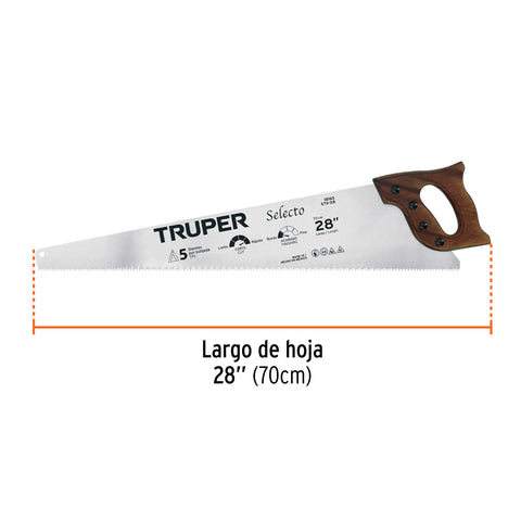 Serrucho 28', Selecto, 5 DPP, Truper | STX-28 | 18163
