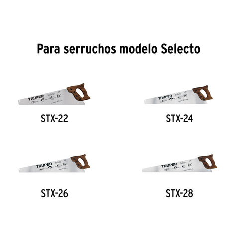Bolsa c/10 tornillos p/serruchos Selecto, Dorado y Diamante | TOR-SER-10 | 18175