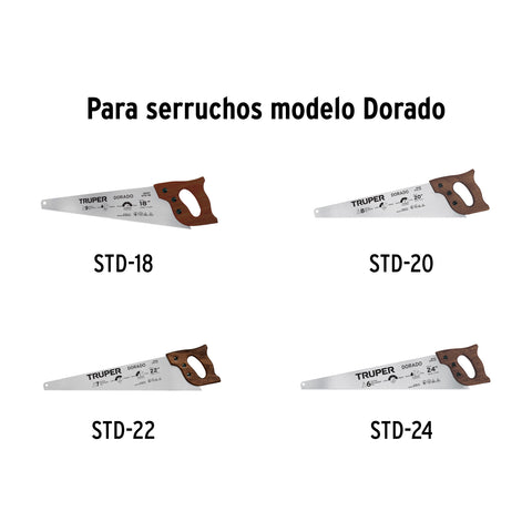 Bolsa c/10 tornillos p/serruchos Selecto, Dorado y Diamante | TOR-SER-10 | 18175