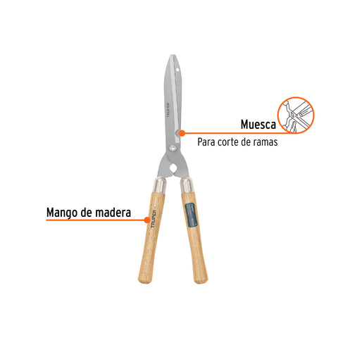 Tijera para poda 55 cm, Classic, mgos de madera, TRUPER | T-19 | 18377