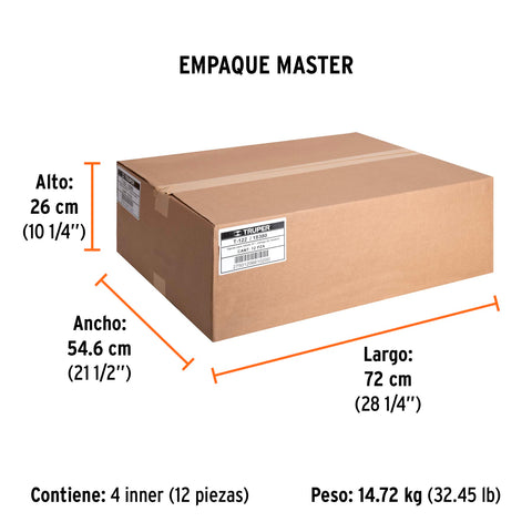 Tijera para ramas 70 cm, Classic, mgos de madera, TRUPER | T-122 | 18380