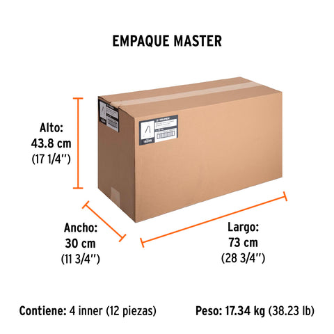 Tijera para ramas 70 cm, Classic, mgos tubulares, TRUPER | TB-122 | 18399