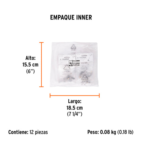Bolsa con 2 carbones de repuesto para DES-440T, TRUPER | CB-DES-440T | 18430