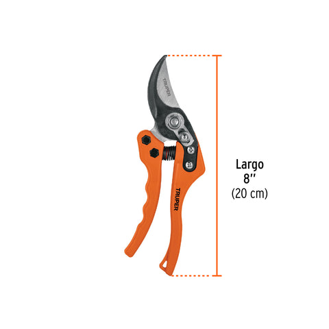 Tijera para poda 8' de nylon con cuchillas acero SK5, Truper | T-68 | 18463