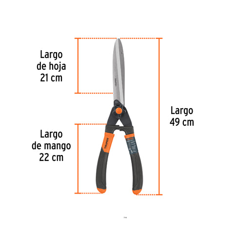 Tijera para poda 49 cm, mgos Comfort Grip, TRUPER | T-18 | 18473