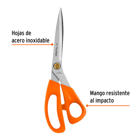Tijera 10' de acero inoxidable para costura, TRUPER | TICO-10 | 18496