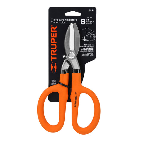 Tijera para hojalatero 8', Truper | TH-8 | 18500