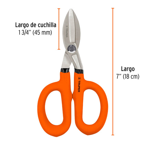 Tijera para hojalatero 7', Truper | TH-7 | 18520