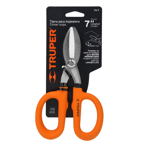 Tijera para hojalatero 7', Truper | TH-7 | 18520