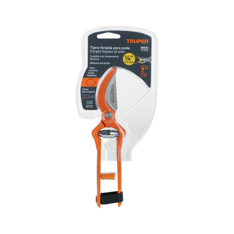 Tijera para poda 7' forjada cuchilla de paso, Truper | T-570 | 18541