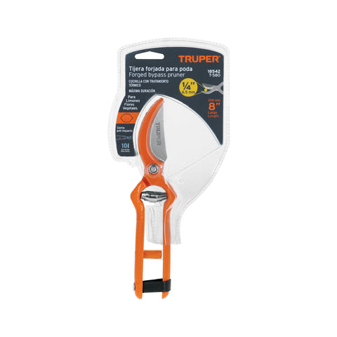 Tijera para poda 8' forjada cuchilla de paso, Truper | T-580 | 18542