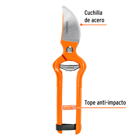 Tijera para poda 10' forjada cuchilla de paso, Truper | T-5100 | 18545