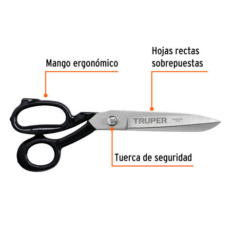 Tijera 10' industrial para sastre, TRUPER | TI-10 | 18551