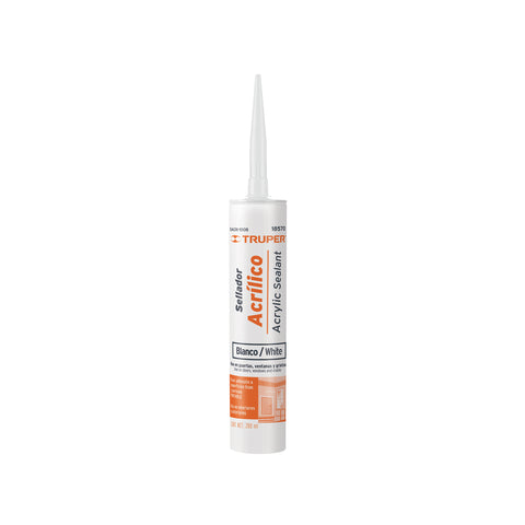 Sellador acrilico de 280 ml, blanco, Truper | SACRI-100B | 18570